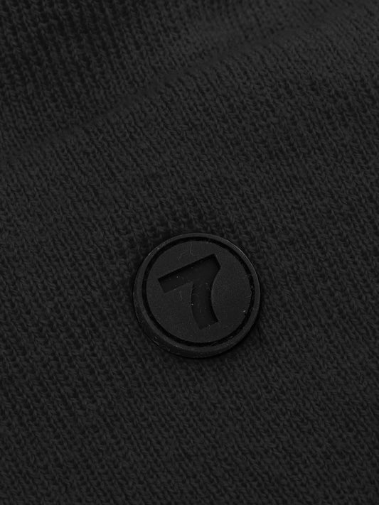 7 DAYS Logo Beanie Accessories 001 Black