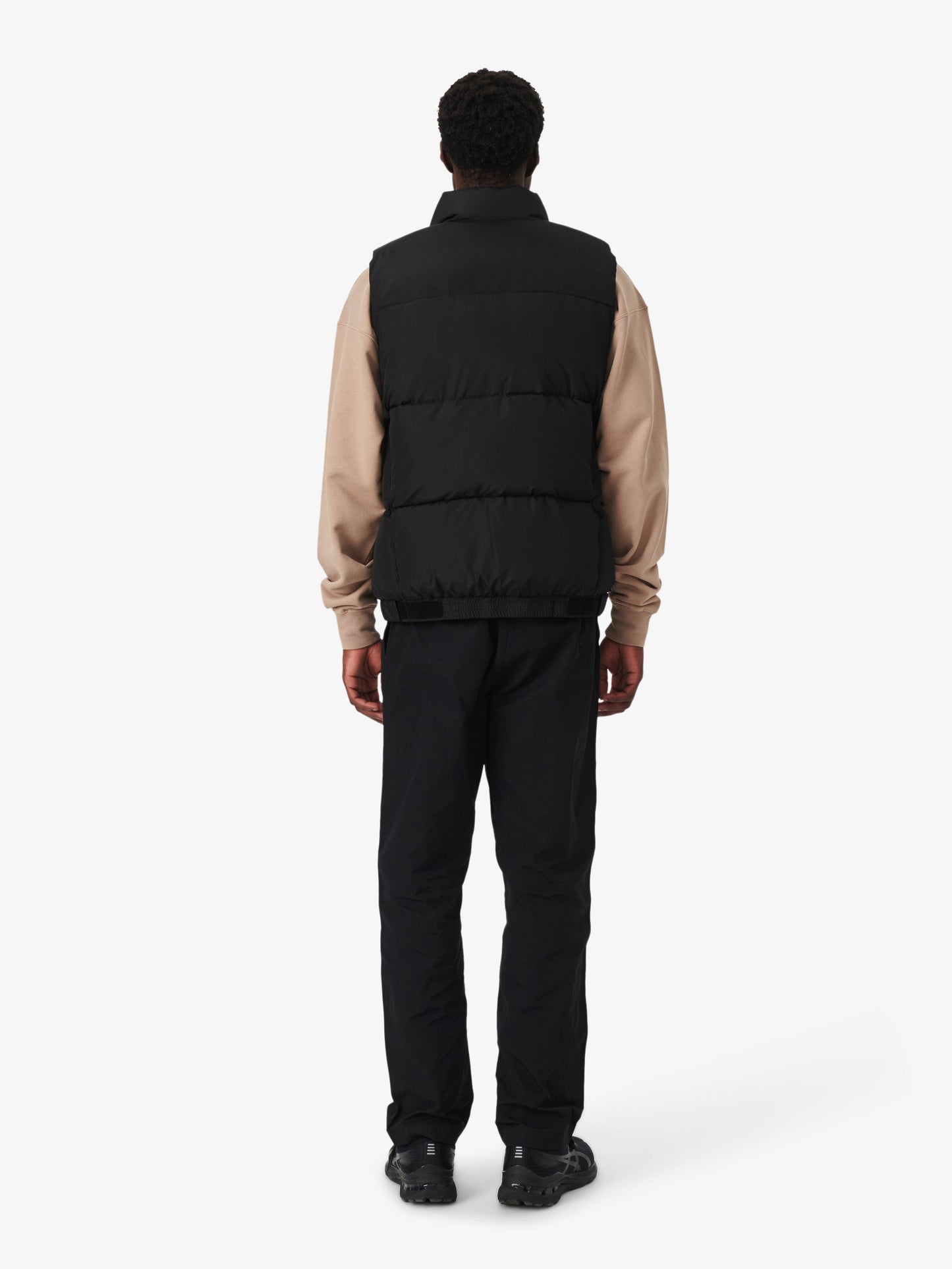 7 DAYS Weekend Puffer Vest Outerwear 001 Black
