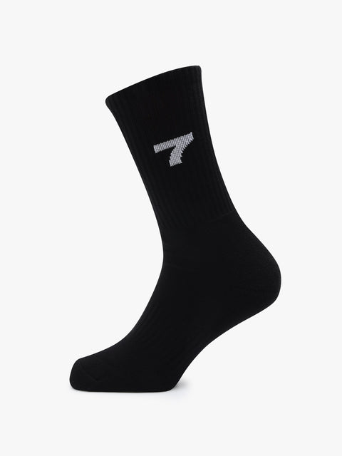 7 Days Active 2-Pack Socks Socks 001 Black