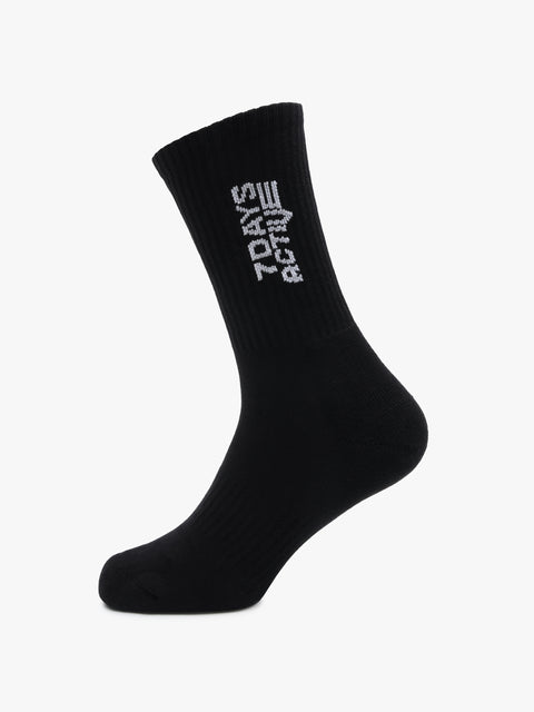 7 Days Active 2-Pack Socks Socks 001 Black