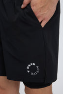 7 Days Active BODY 2 in 1 Shorts 5" Activewear 001 Black