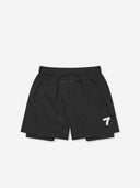 7 Days Active BODY 2 in 1 Shorts 5" Activewear 001 Black