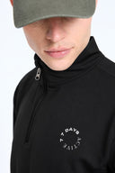 7 Days Active BODY Midlayer Half Zip Tops 001 Black