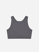 7 Days Active BODY Open Back Bra Bras 061 Charcoal