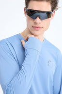 7 Days Active BODY Performance Long Sleeve T-shirts 036 Blue