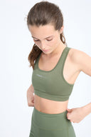 7 Days Active BODY Signature Bra Bras 090 Dark Olive