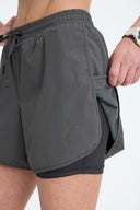 7 Days Active BODY W 2 in 1 Shorts Shorts 061 Charcoal