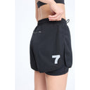 7 Days Active BODY W 2 in 1 Shorts 4" Activewear 001 Black