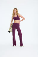 7 Days Active BODY W Bootcut Pants Pants 072 Plum