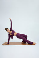 7 Days Active BODY W Bootcut Pants Pants 072 Plum