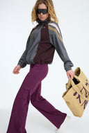 7 Days Active BODY W Bootcut Pants Pants 072 Plum