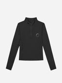 7 Days Active BODY W Midlayer Half Zip Tops 001 Black