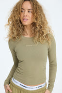 7 Days Active BODY W Performance Long Sleeve Tops 045 Olive