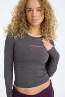 7 Days Active BODY W Performance Long Sleeve Tops 061 Charcoal