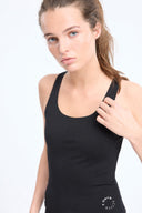 7 Days Active BODY W Training Top T-shirts 001 Black