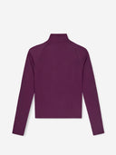 7 Days Active BODY W Training Zip Top Tops 072 Plum
