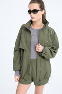 7 Days Active BODY Warm Ripstop Jacket Jackets 090 Dark Olive