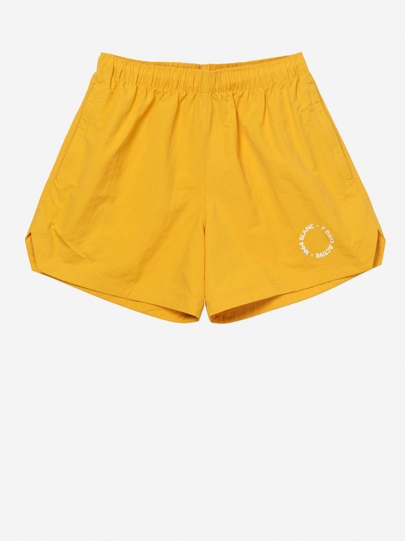 yellow champion shorts and tank