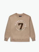 7 Days Active Crewneck Cashew Sweatshirts 853 Roasted Cashew
