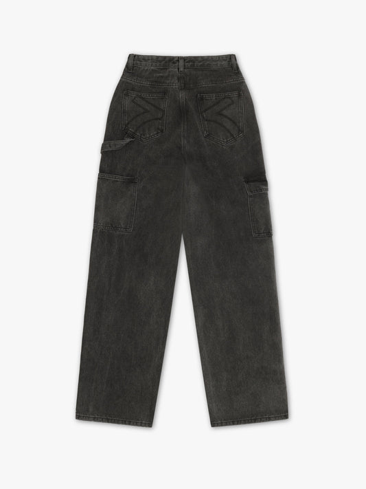 7 DAYS Denim Cargo Pants Pants 830 Dark Grey Denim