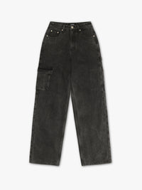 Denim Cargo Pants