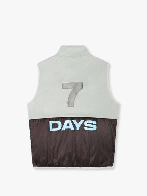 7 DAYS Fleece Vest Fleece 820 Northern Droplet