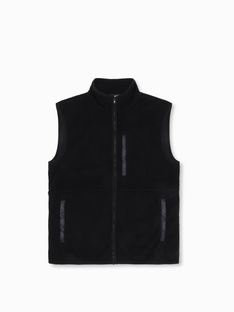 7 DAYS Fleece Vest Fleece 001 Black