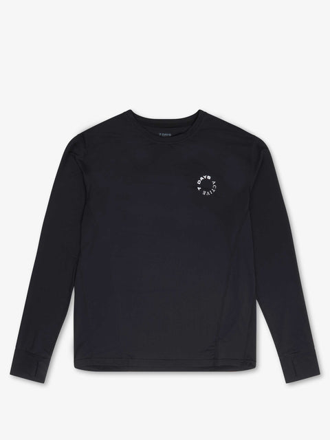 7 DAYS L/S Training Tee T-shirt L/S 001 Black