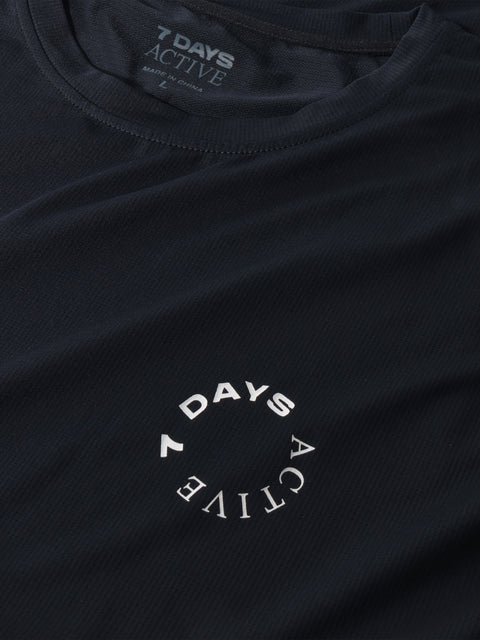 7 Days Active L/S Training Tee T-shirt L/S 001 Black