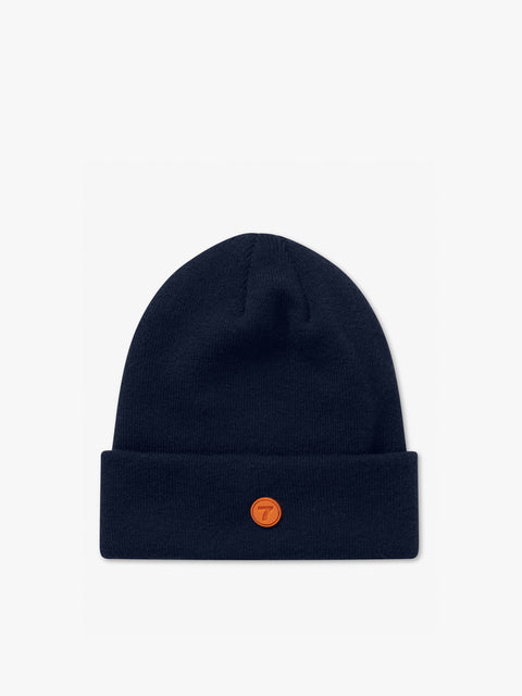 7 DAYS Logo Beanie Accessories 373 Evening Blue