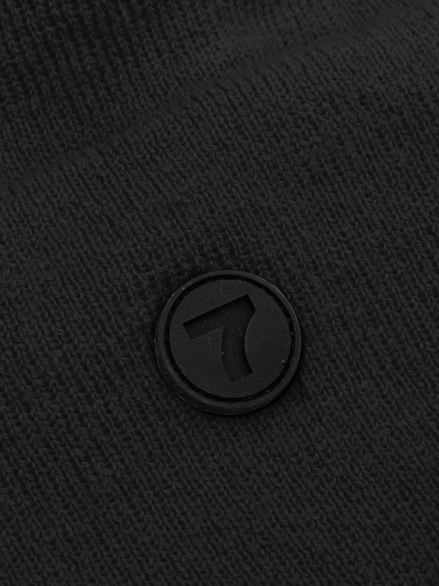 7 DAYS Logo Beanie Accessories 001 Black