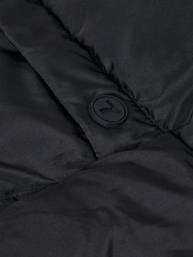 7 DAYS Longline Puffer Outerwear 001 Black