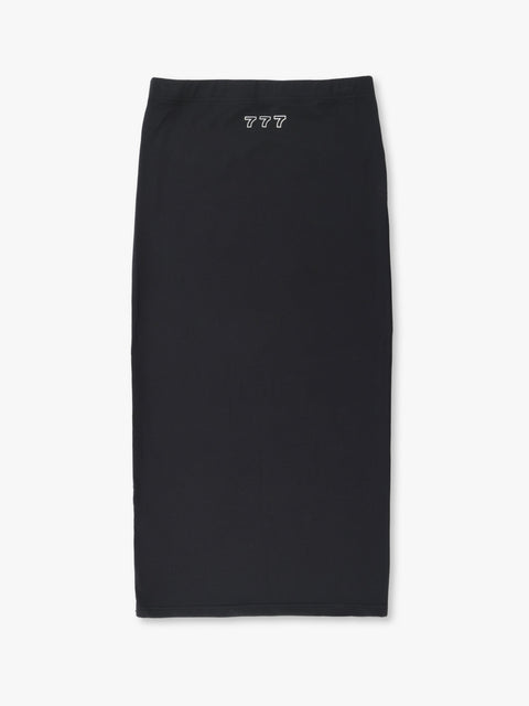 7 DAYS Longline Skirt Skirt 001 Black