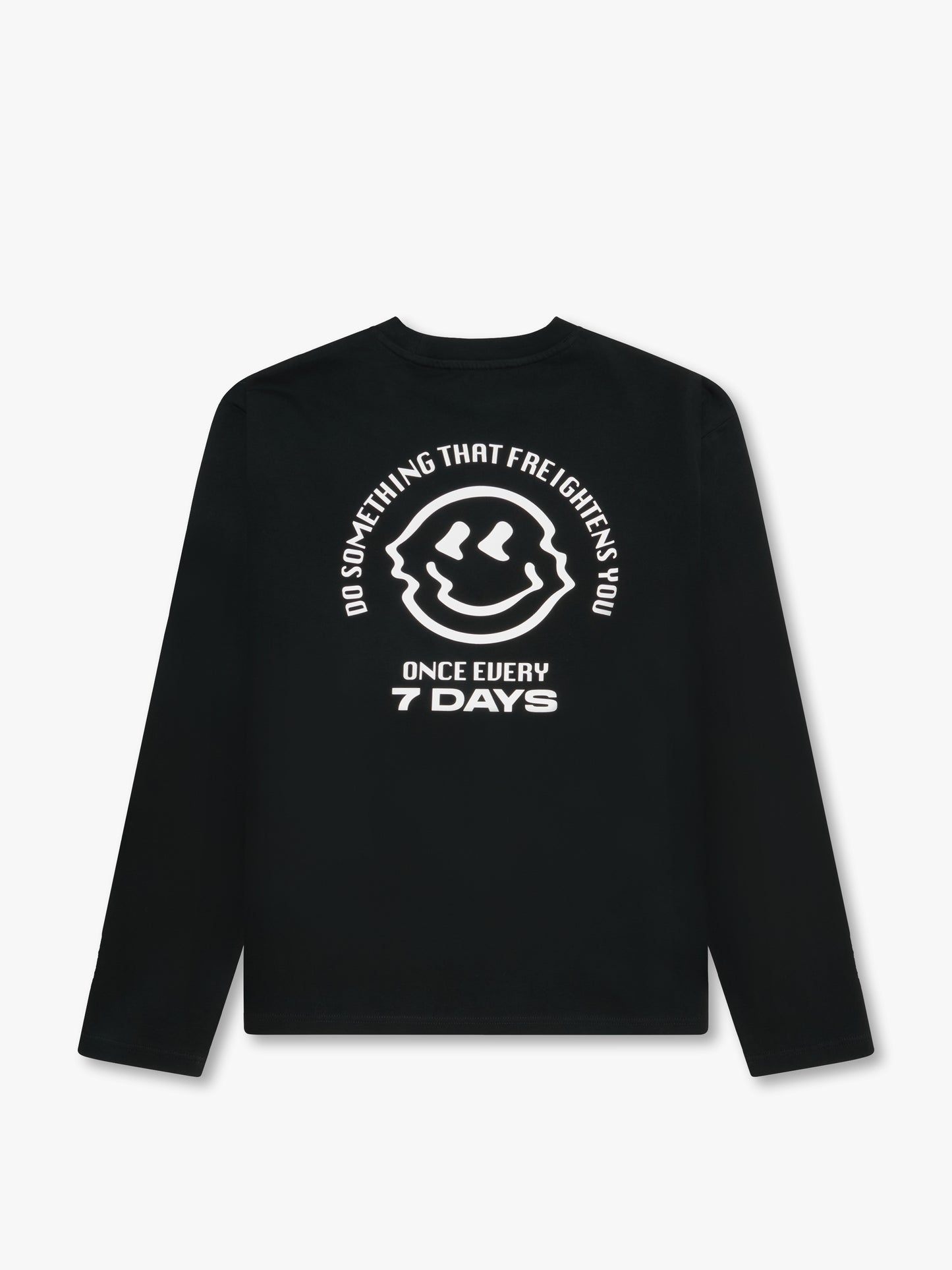 7 Days Active Longsleeve Tee T-shirt L/S 001 Black