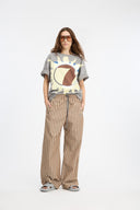 7 Days Active Loungewear Pant Lifestyle Pants 004 Brown