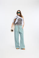 7 Days Active Loungewear Pant Lifestyle Pants 010 Green