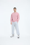 7 Days Active MIND Back Print Crewneck Tops 052 Rose