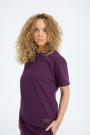 7 Days Active MIND Heavy Back Print Tee T-shirts 072 Plum
