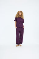 7 Days Active MIND Heavy Back Print Tee T-shirts 072 Plum