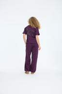 7 Days Active MIND Heavy Back Print Tee T-shirts 072 Plum