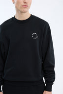 7 Days Active MIND Regular Crewneck Sweatshirts 001 Black