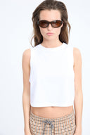 7 Days Active MIND W Crop Top Tops 033 White