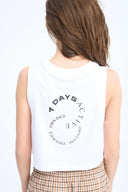 7 Days Active MIND W Crop Top Tops 033 White