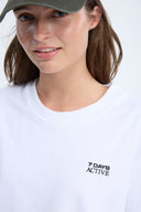 7 Days Active MIND W Cropped Tee T-shirts 033 White