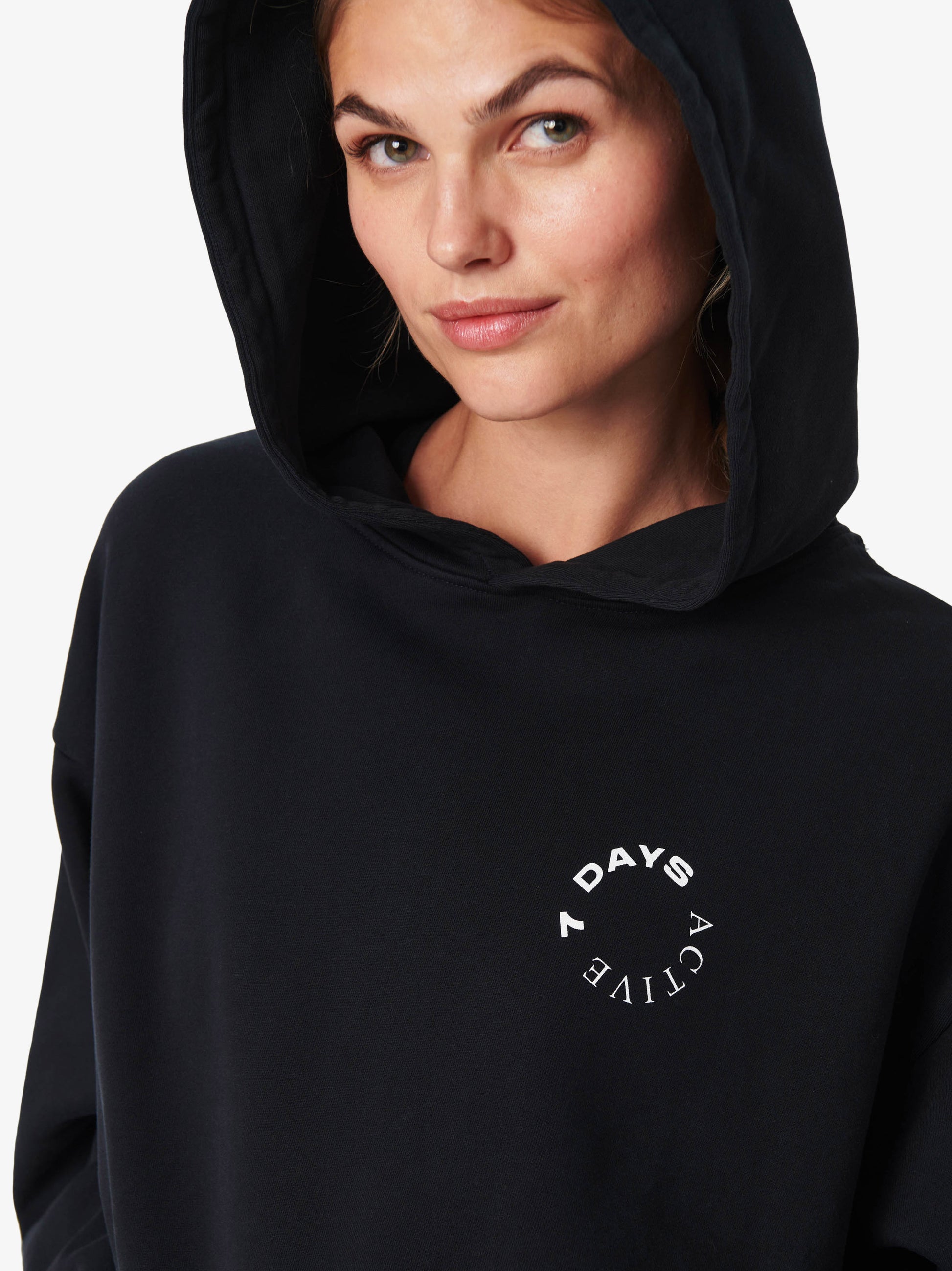 7 DAYS Monday Hoodie Hoodie 001 Black