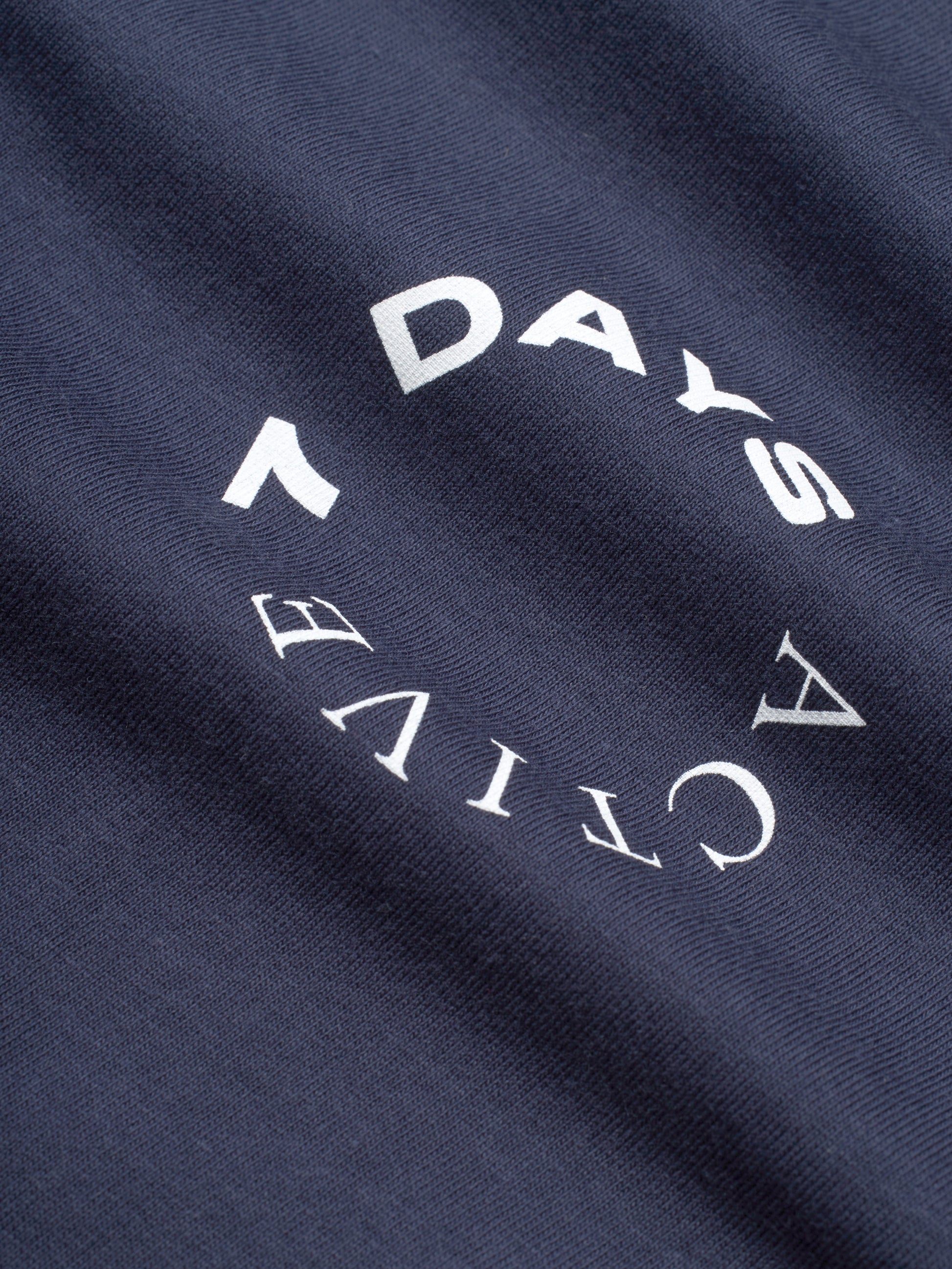 7 DAYS Monday Tee T-shirt 358 Navy