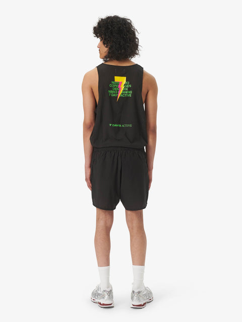 7 DAYS NBRO Ansar Running Tank Tanktops 001 Black