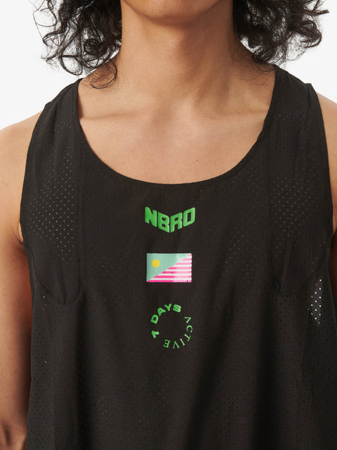 7 DAYS NBRO Ansar Running Tank Tanktops 001 Black