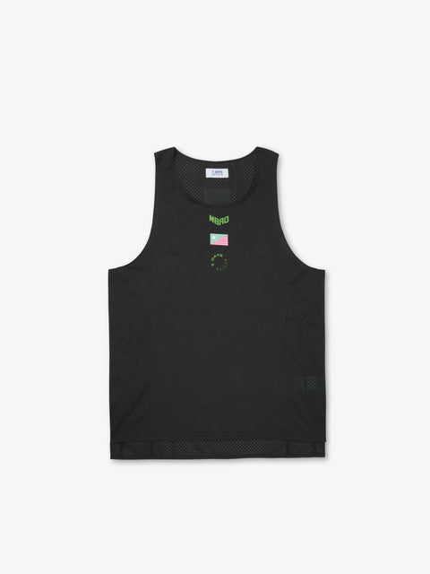 7 DAYS NBRO Ansar Running Tank Tanktops 001 Black