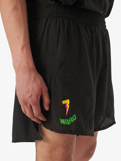 7 DAYS NBRO Sprinter Split Shorts Shorts 001 Black